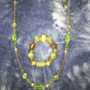 Bracelet and necklace